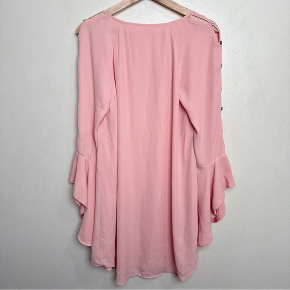 Free People Womens Small Georgine Mini Dress  Gossamer Pink - Picture 13 of 13